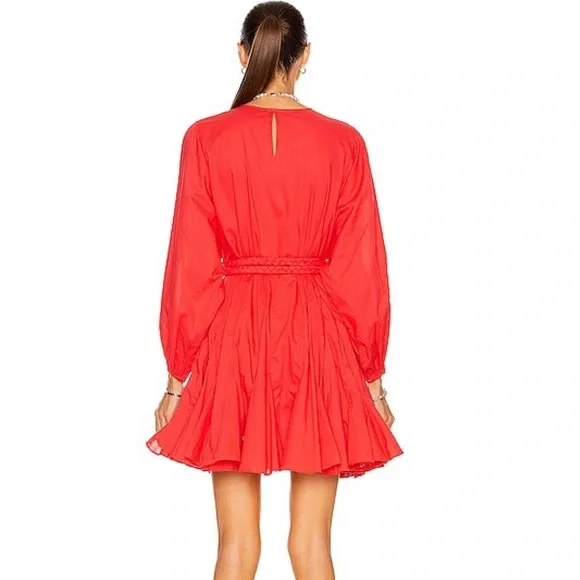 RHODE Elegant Red Women's Dress Size S - Picture 4 of 10